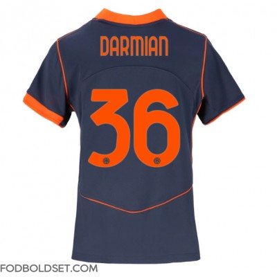 Inter Milan Matteo Darmian #36 Tredjetrøje Dame 2025-26 Kortærmet Inter Milan Matteo Darmian #36 Tredjetrøje Dame 2025-26 Kortærmet